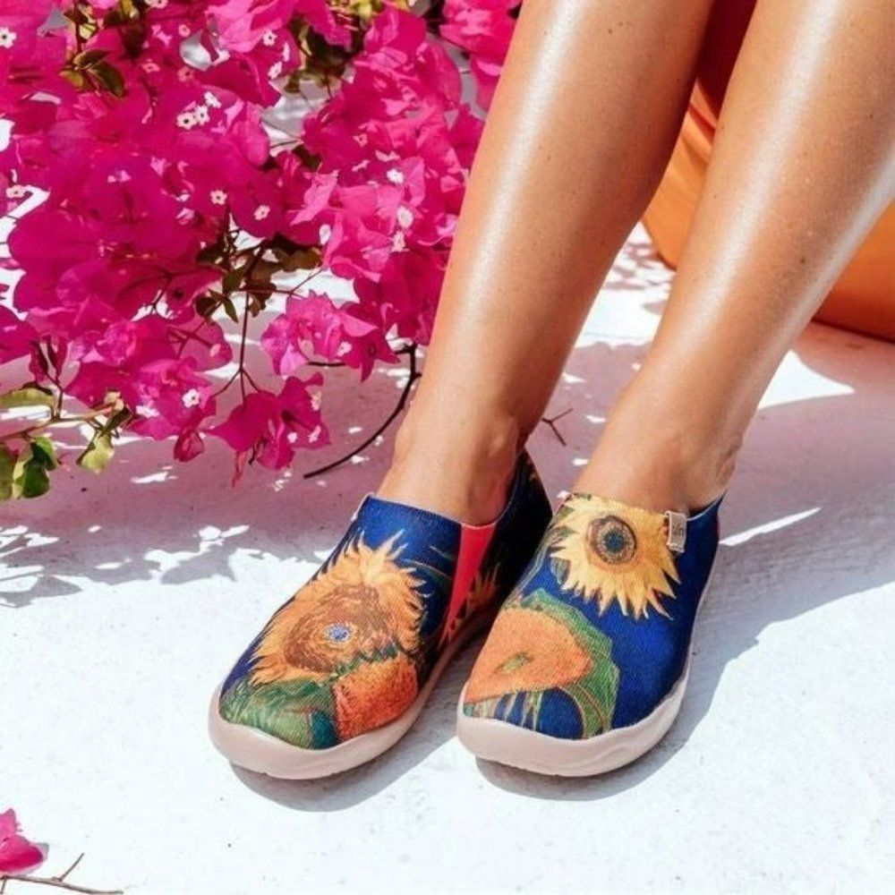NWT UIN Slip On Shoes Comfortable Loafers Sunflower - Picture 3 of 11